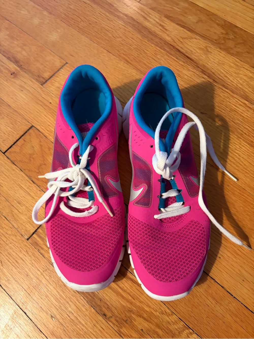 Youth Pink Athletic Running Shoes